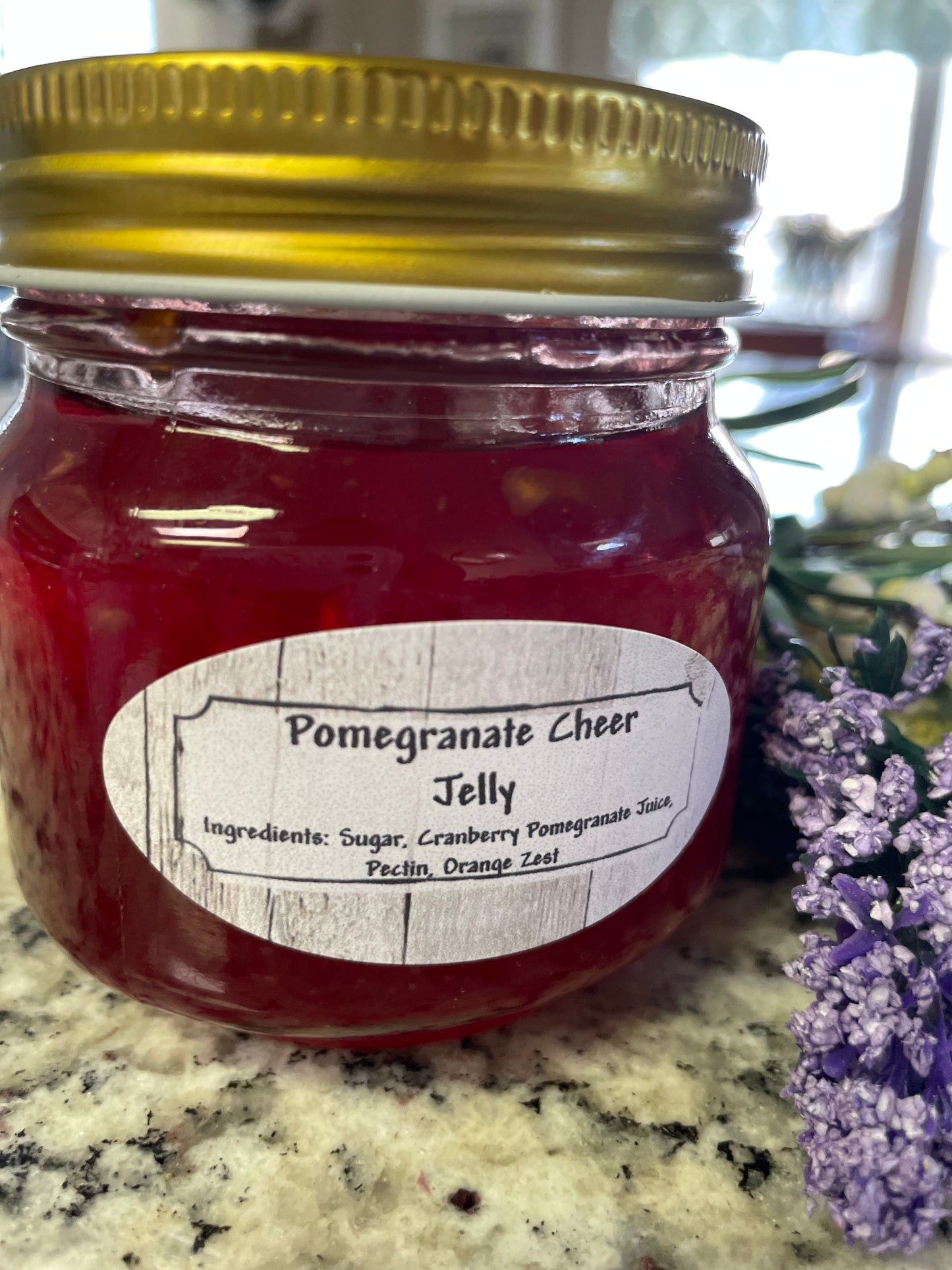 Pomegranate Cheer Jelly